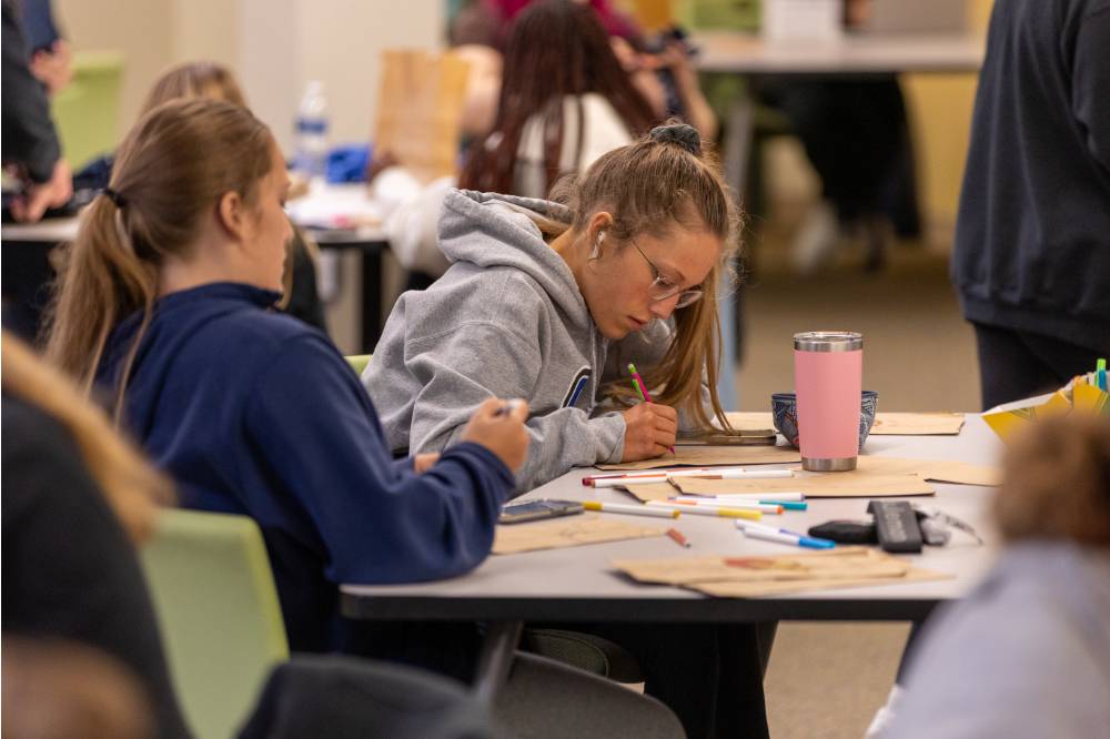 Busy service student